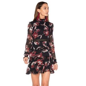 Nicholas French Floral Mini Dress Size 8